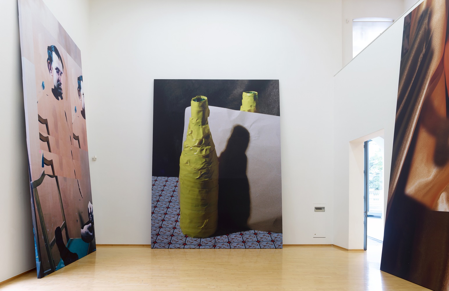 Installation view of Works by Lucas Blalock