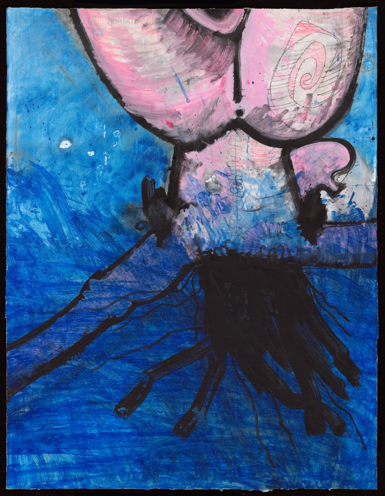 monotype by Carroll Dunham