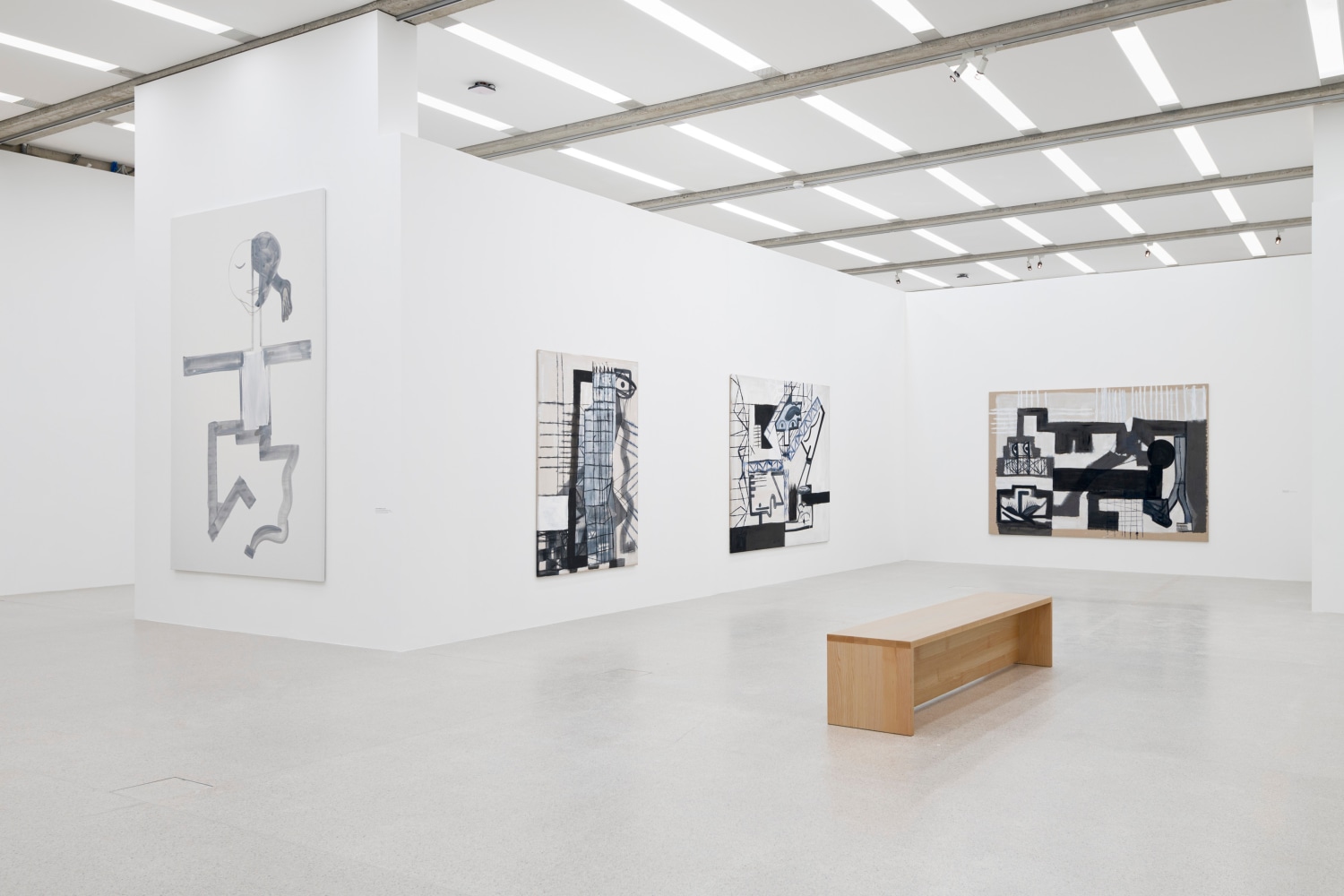 Installation view, Tobias Pils, Shh, mumok, Vienna, 2025