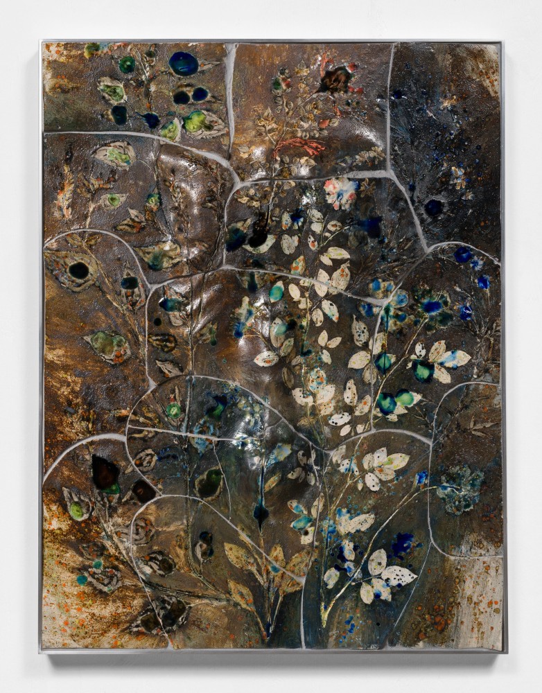 INITIAL CONDITION
2020
Iron,cobalt, zinc, and copper oxides on glazed ceramic
Approx. 82.5 x 63 x 7.5 cm / 32 1/2 x 24 3/4 x 3 inches