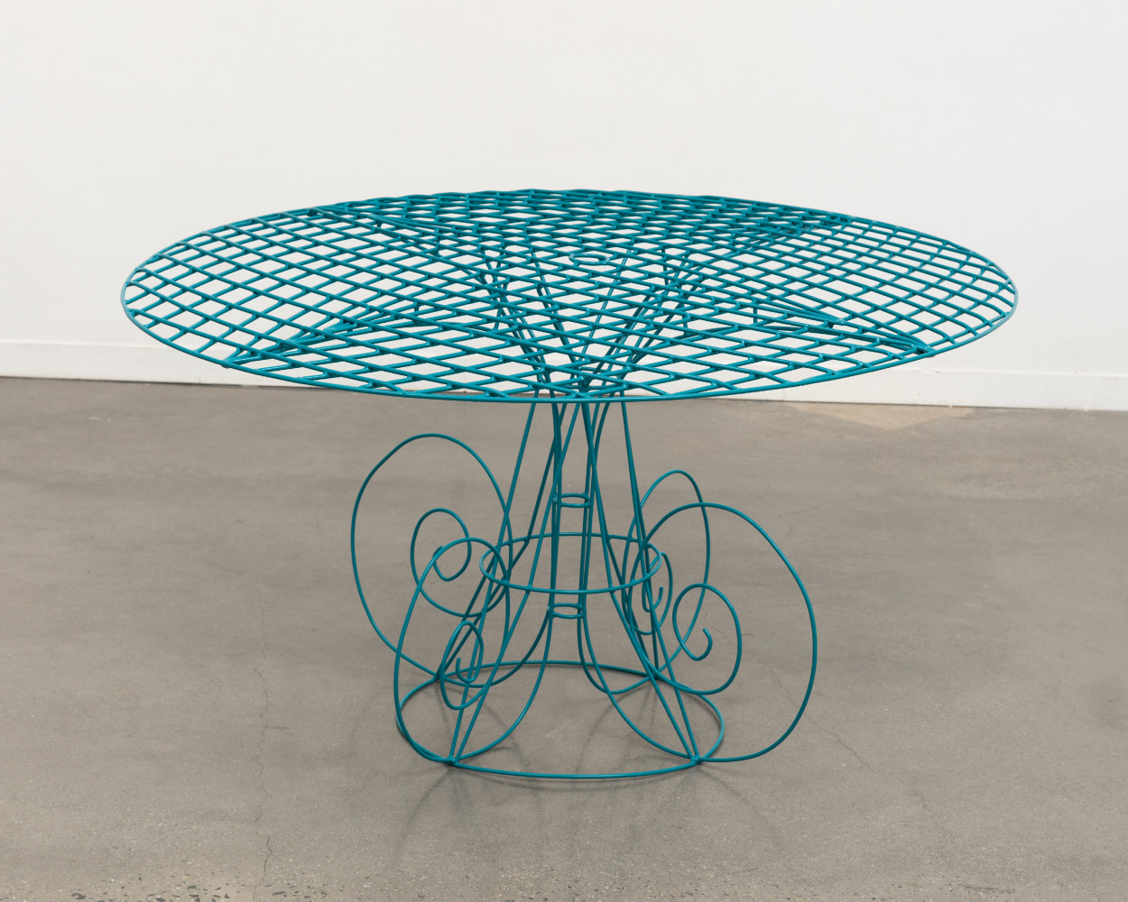 furniture sculpture of a table by Tschabalala Self