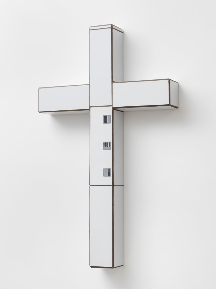 Valentin Carron Mechanik und Animalität 2020 Polystyrene, fiberglass, acrylic resin, acrylic paint 101 x 61 x 10.5 cm / 39 3/4 x 24 x 4 1/8 in