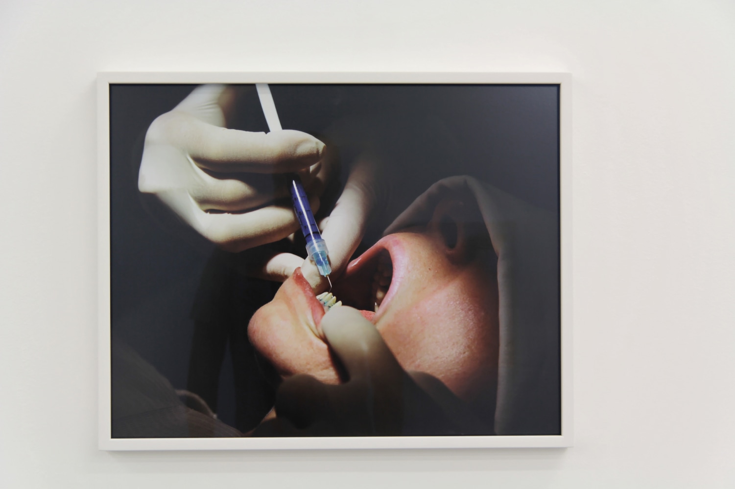 Installation view of photographs by Torbjørn Rødland