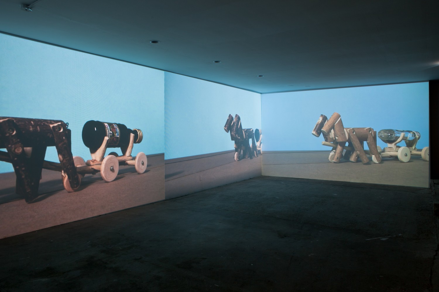 Installation view of works by Jean-Frédéric Schnyder