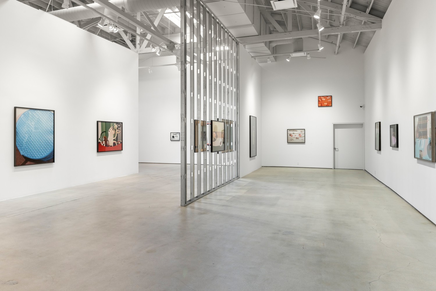 Installation view of Works by Lucas Blalock