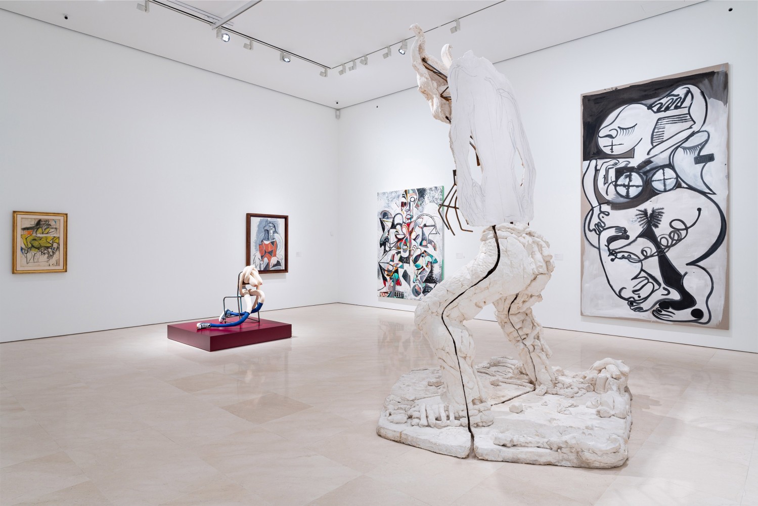 Installation view, Tobias Pils, The Echo of Picasso, Museo Picasso, M&amp;aacute;laga, 2023