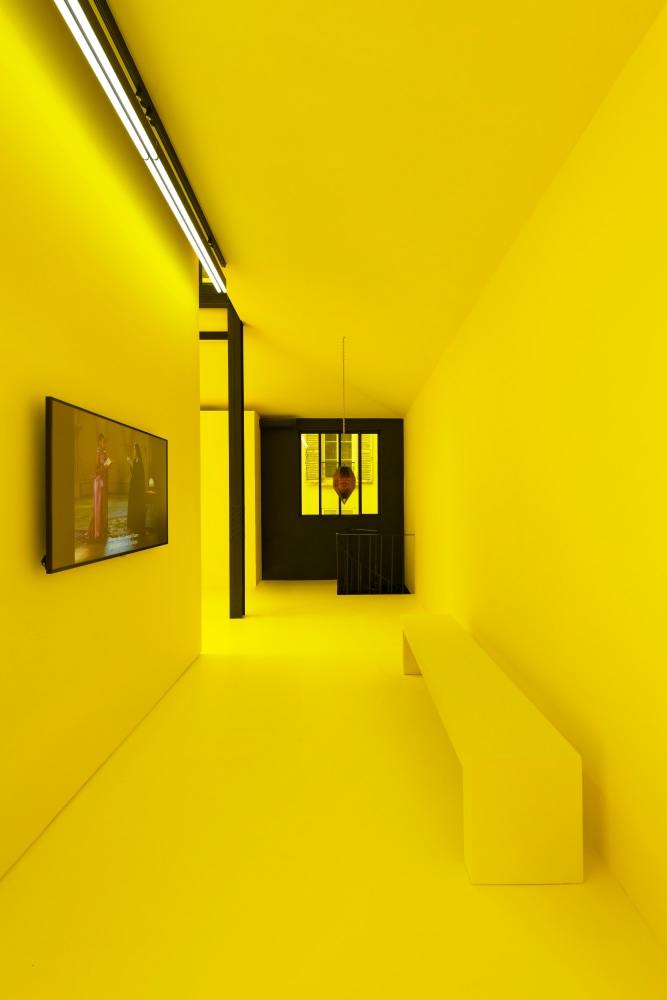 Installation view, Ugo Rondinone &amp;amp; Tarek Lakhrissi, who is afraid of red blue and yellow?, Reiffers Art Initiatives, Paris