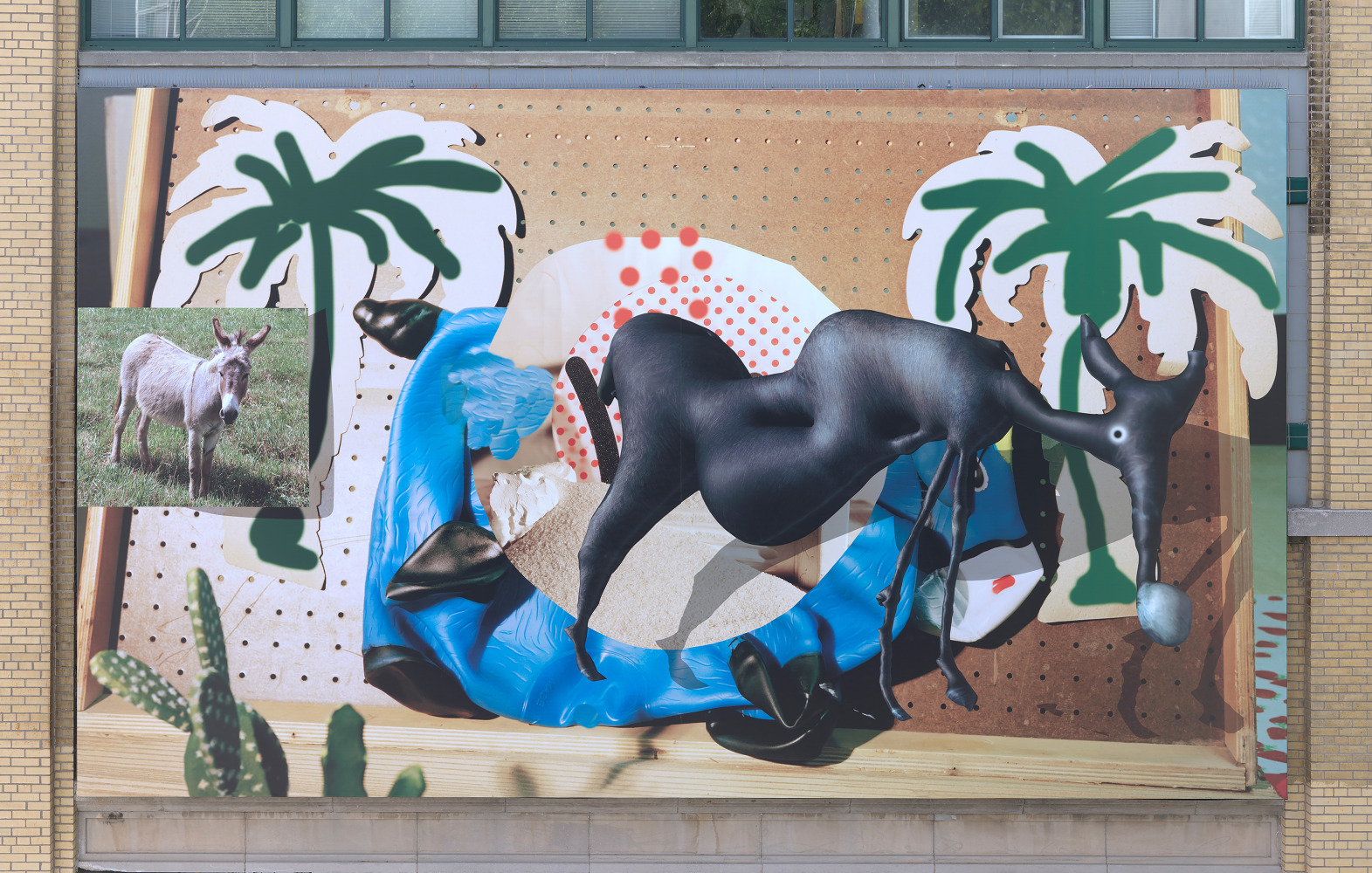 Installation view of Works by Lucas Blalock