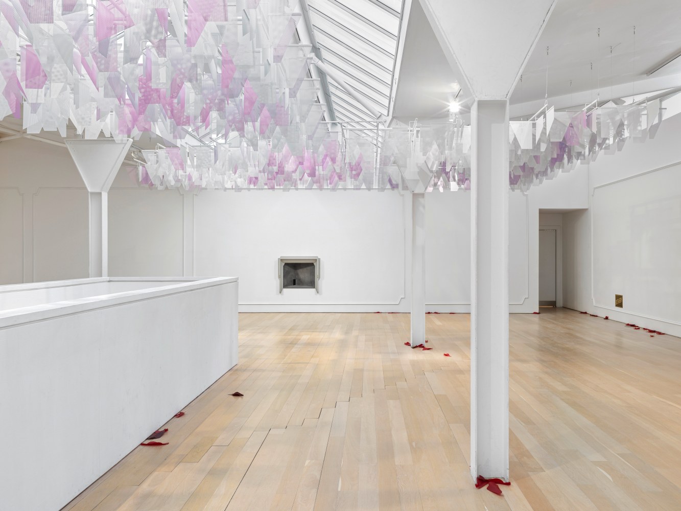 Installation view, Martin Boyce, Before Behind Between Above Below, Fruitmarket, Edinburgh, 2024