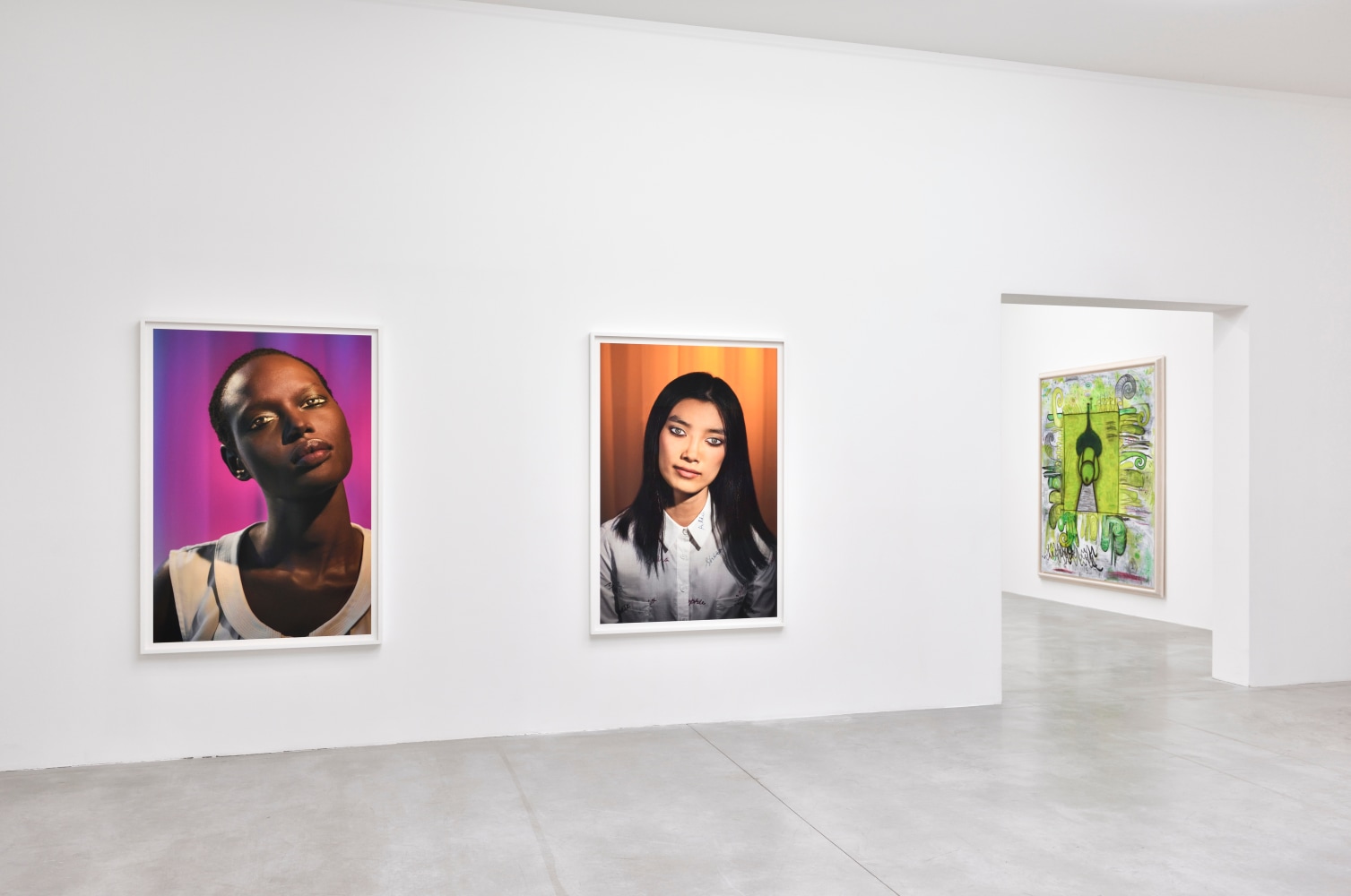 Installation view, Carroll Dunham &amp;amp; Laurie Simmons, Consortium Museum, Dijon, 2024