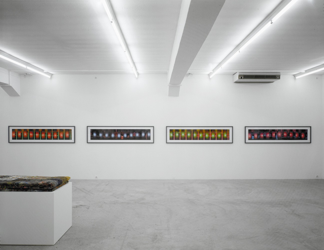 Installation view of Jean-Frédéric Schnyder photography exhibition