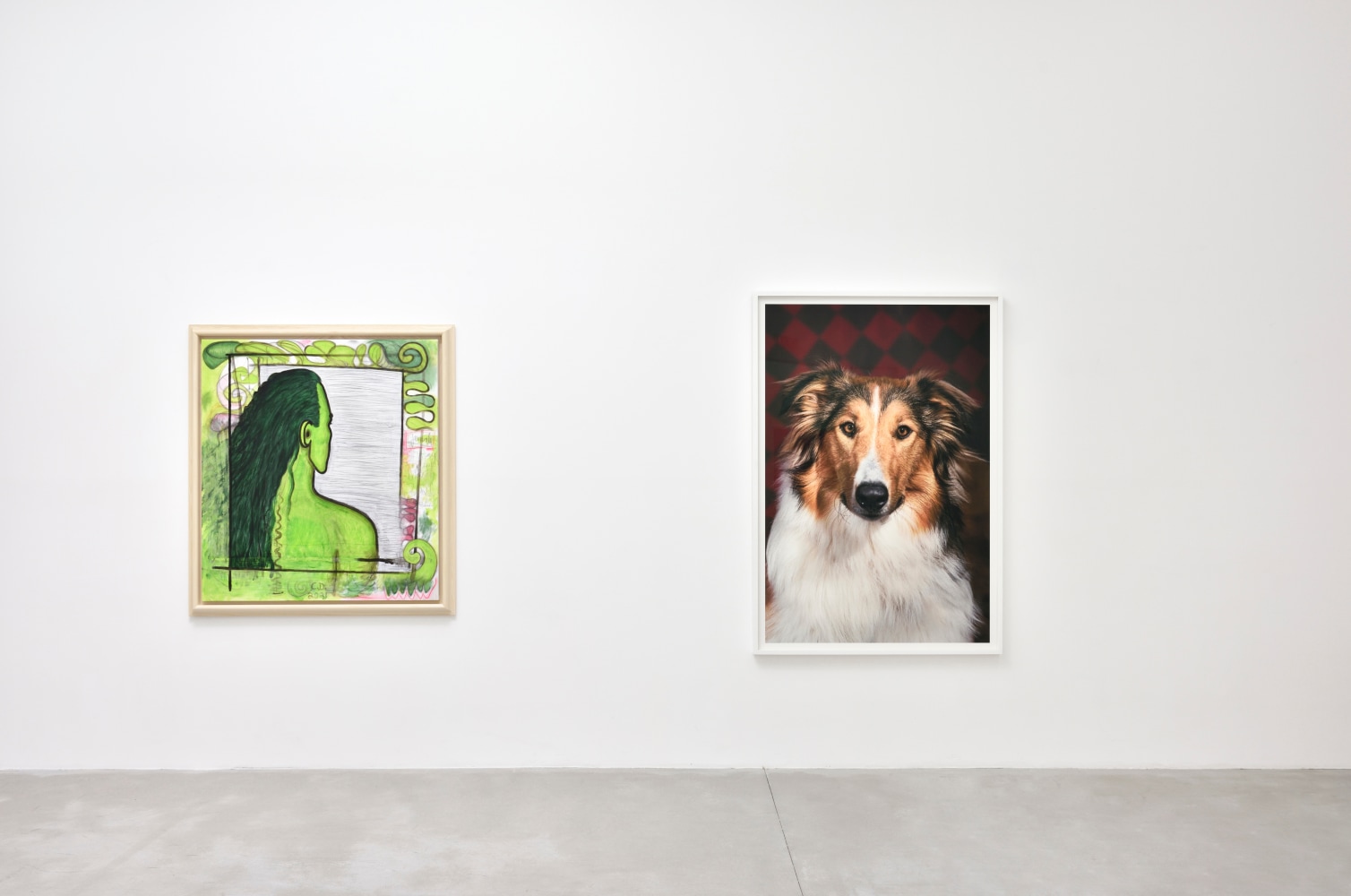 Installation view, Carroll Dunham &amp;amp; Laurie Simmons, Consortium Museum, Dijon, 2024