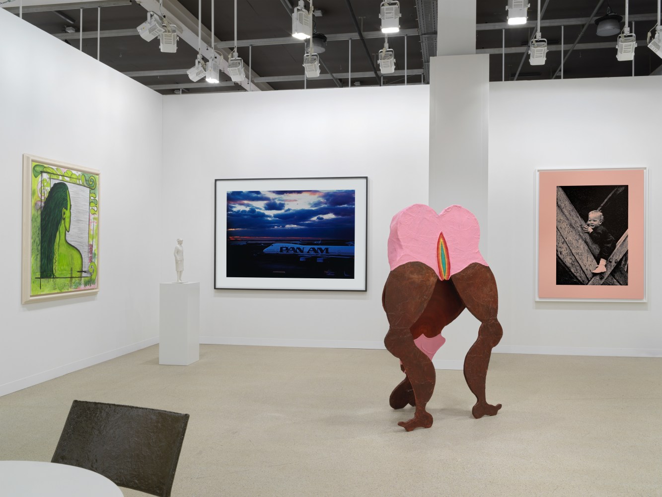 Installation view of works by various artists