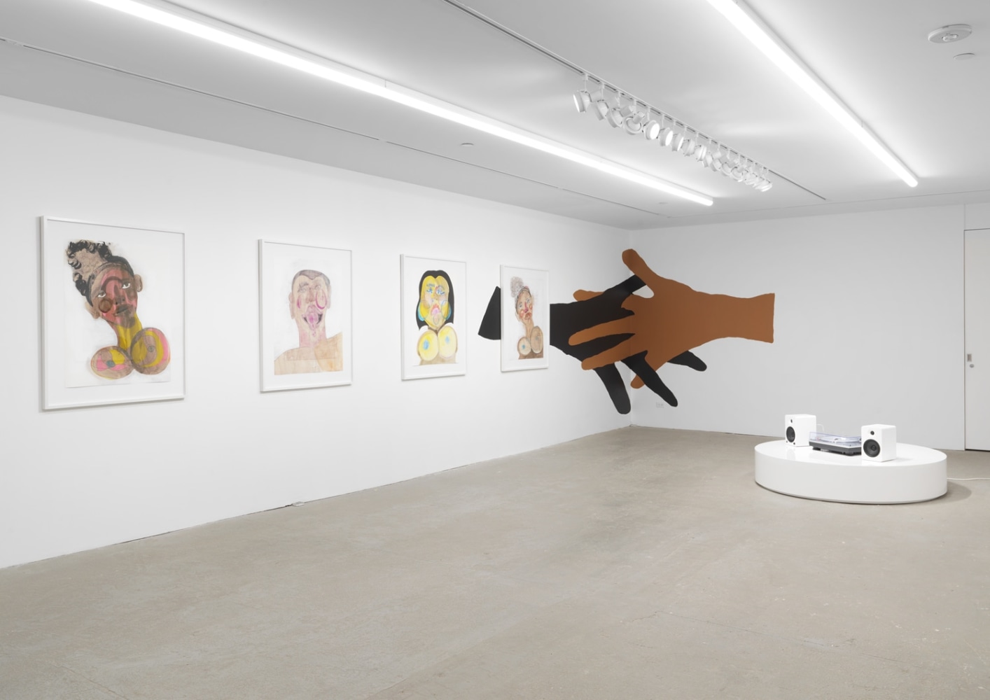 Exhibition View, Tschabalala Self, Cotton Mouth, Eva Presenhuber, New York, 2020 install 14