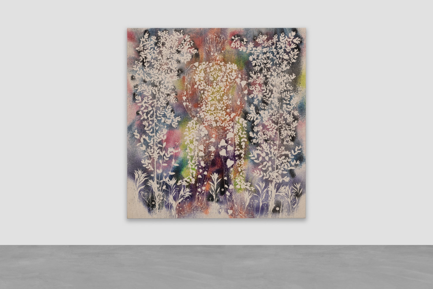 pigment painting by Sam Falls