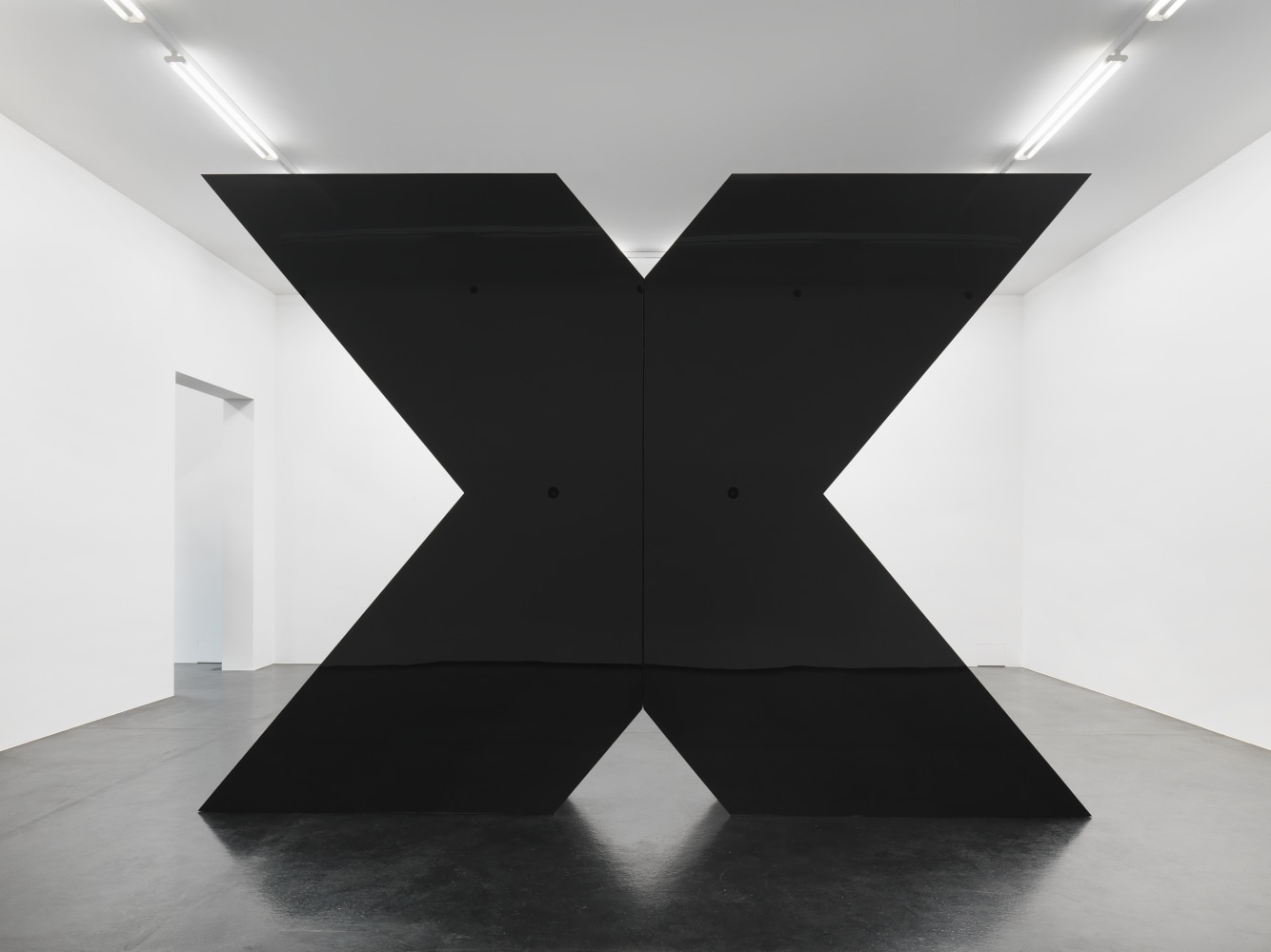 Installation view of sculpture by Ugo Rondinone