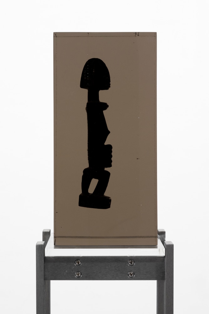 MATTHEW ANGELO HARRISON
Stoic on a Narrow Path
2024
Wooden figure, polyurethane resin, steel, acrylic
Sculpture 35 x 13.5 x 16.5 cm / 13 3/4 x 5 3/8 x 6 1/2 in
Pedestal 112 x 20 x 22 cm / 44 1/8 x 7 7/8 x 8 5/8 in
HARRI59423