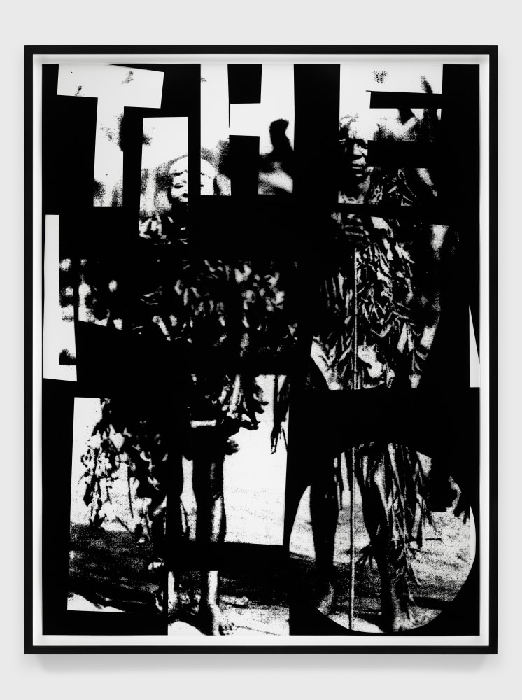 Silkscreen work by Adam Pendleton