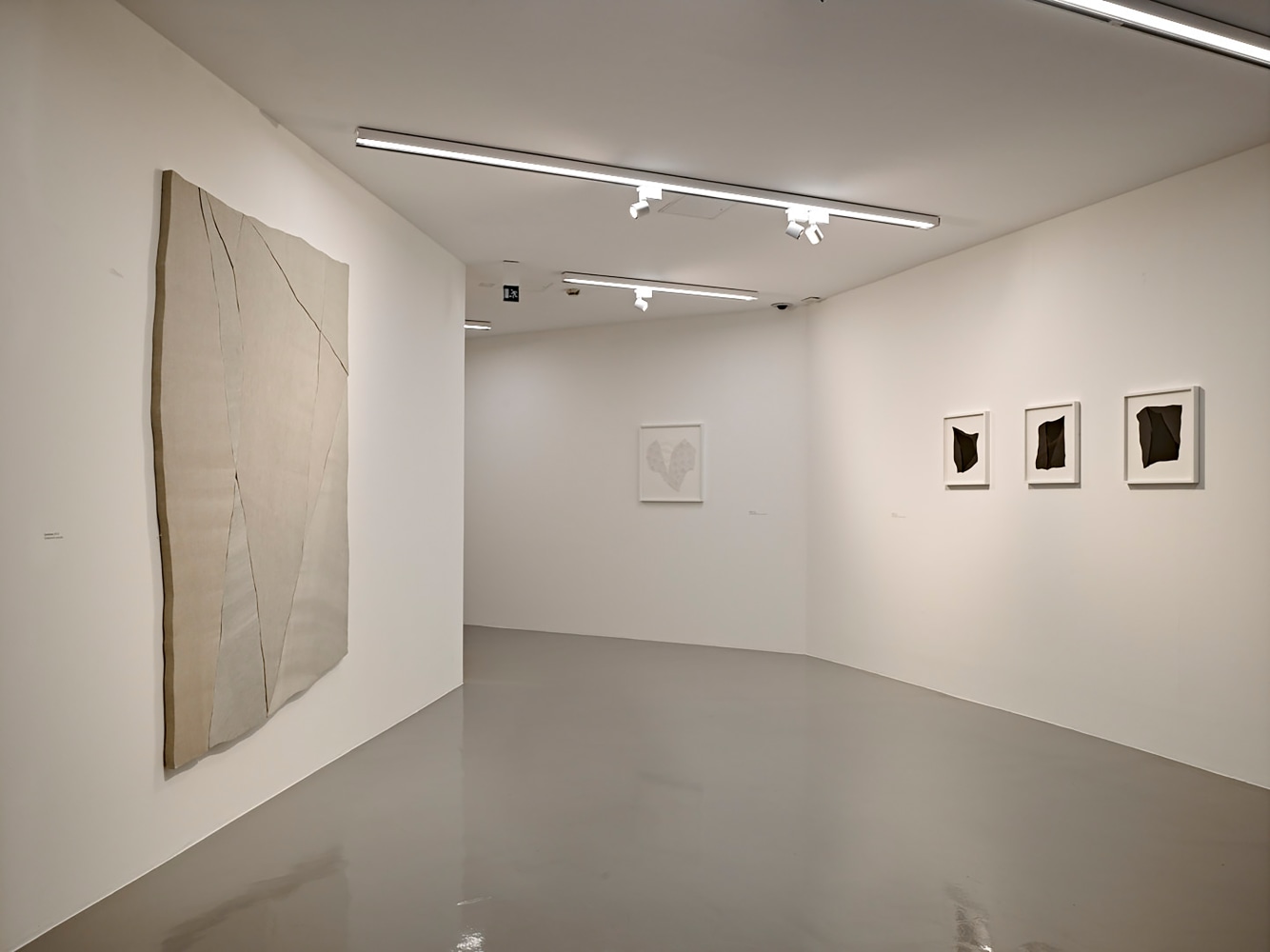 Installation view of works by Wyatt Kahn
