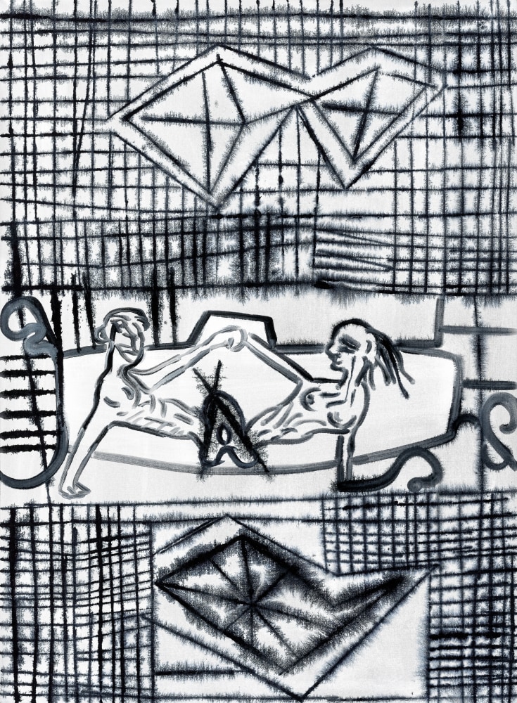 Painting by Tobias Pils