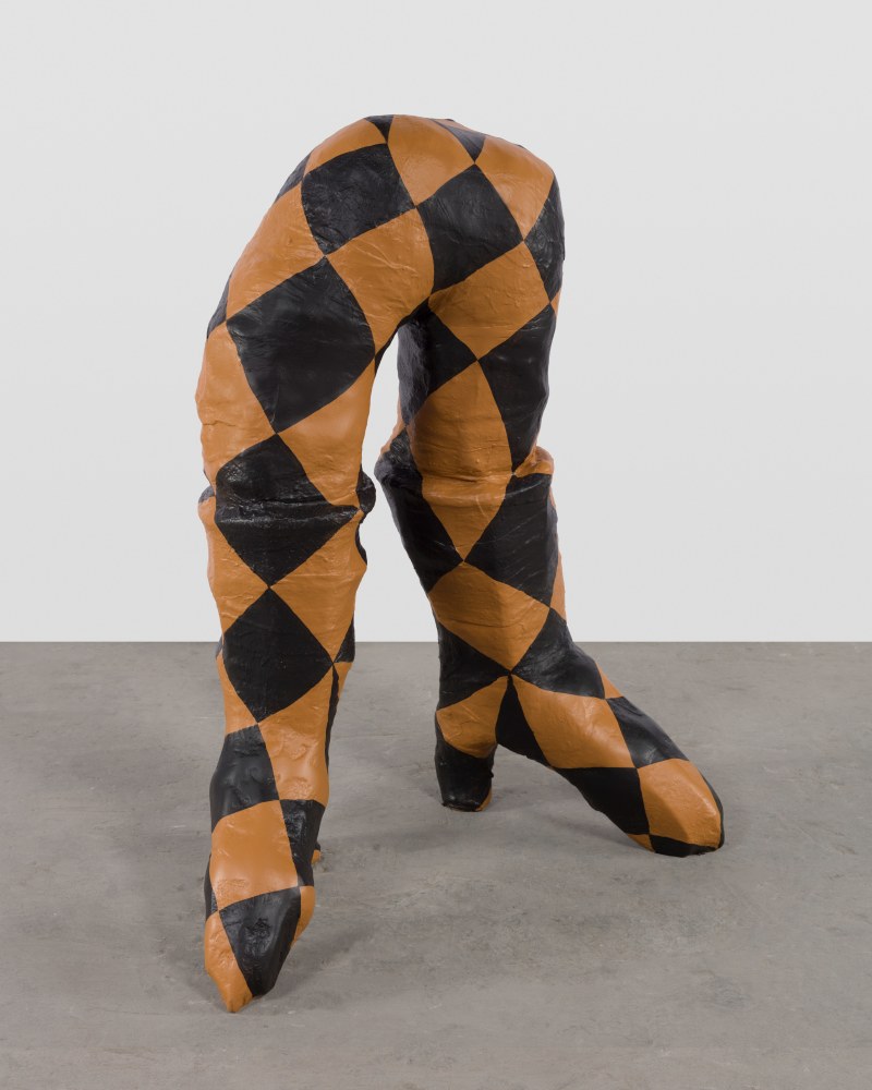 Tschabalala Self Shorty 2 2020 House paint on plaster cast 99 x 78.5 x 51 cm / 39 x 31 x 20 in