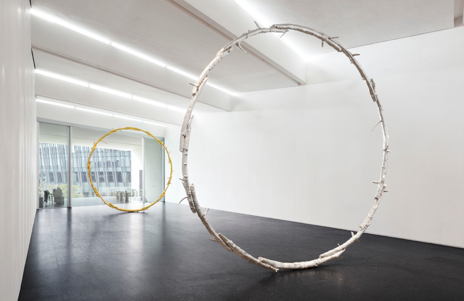 Installation view, Ugo Rondinone, long last happy, Arte Abierto, Mexico City, 2025