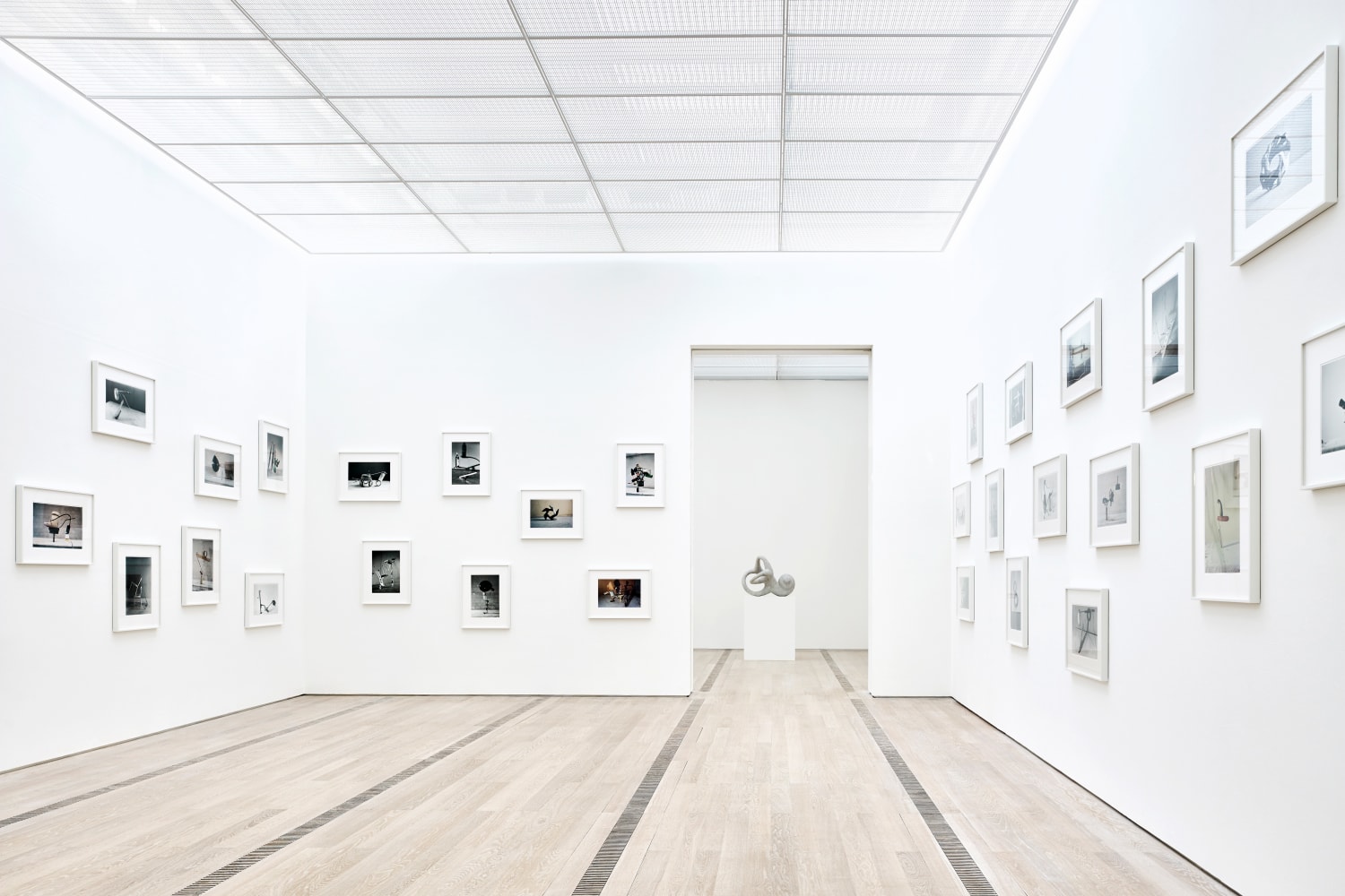 Installation view of sculptures by Peter Fischli and David Weiss