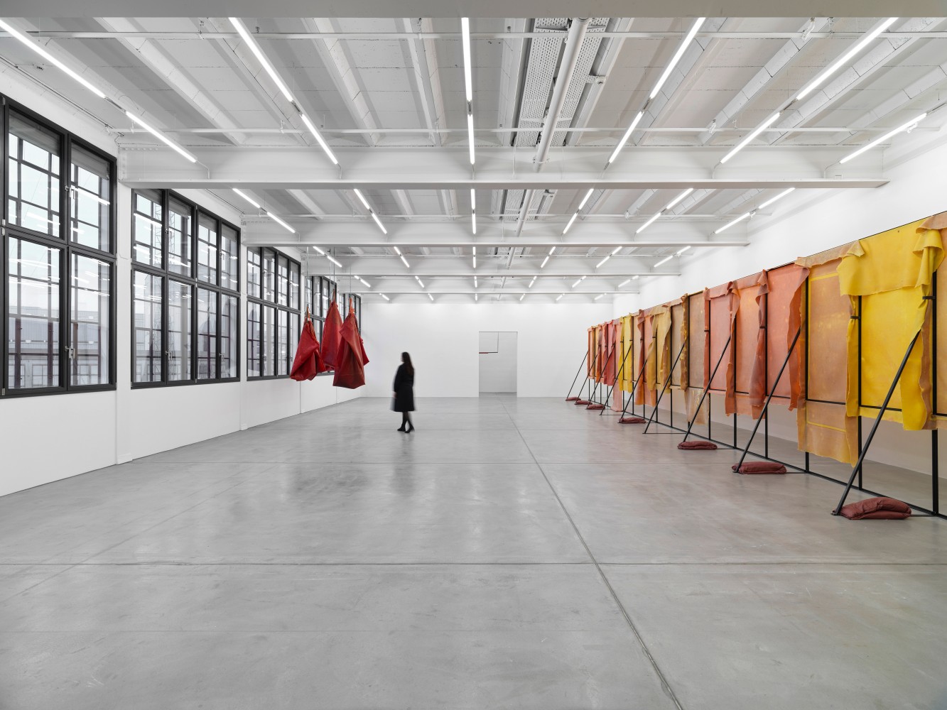 Installation view, Liesl Raff, A Corridor, a Room, and Four Dens, Galerie Eva Presenhuber, Maag Areal, Zurich, 2025