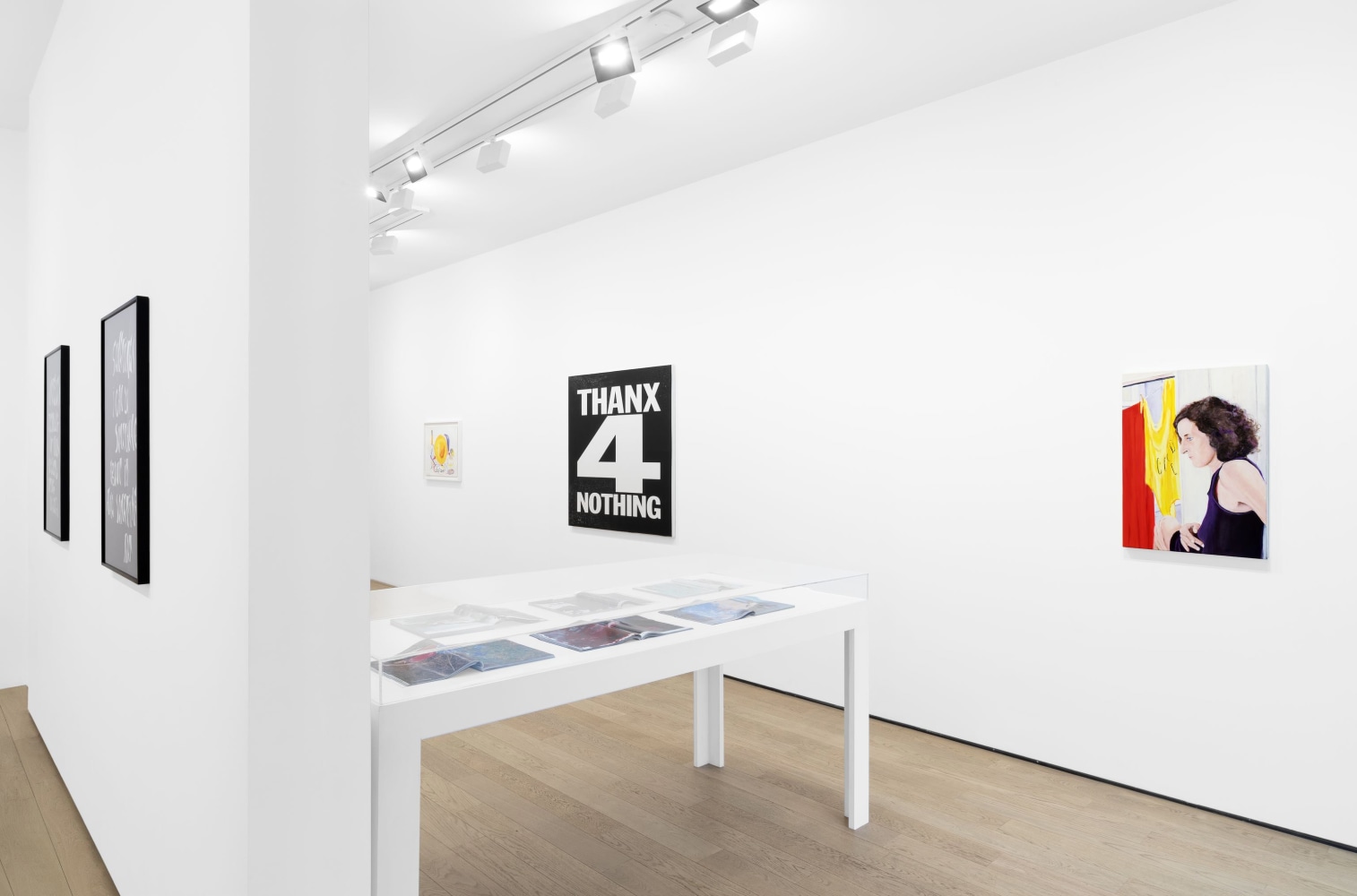 Installation view, Merci! John Giorno, Almine Rech, Paris, 2025