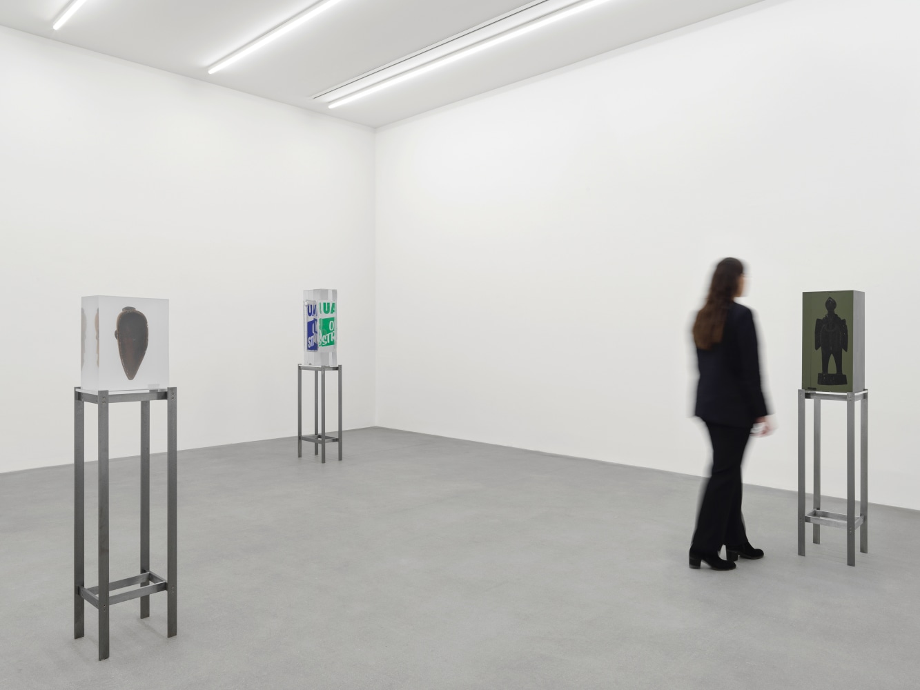 Installation view, Matthew Angelo Harrison,&amp;nbsp;American Ghost, Galerie Eva Presenhuber, Waldmannstrasse, Zurich, 2024
&amp;nbsp;
