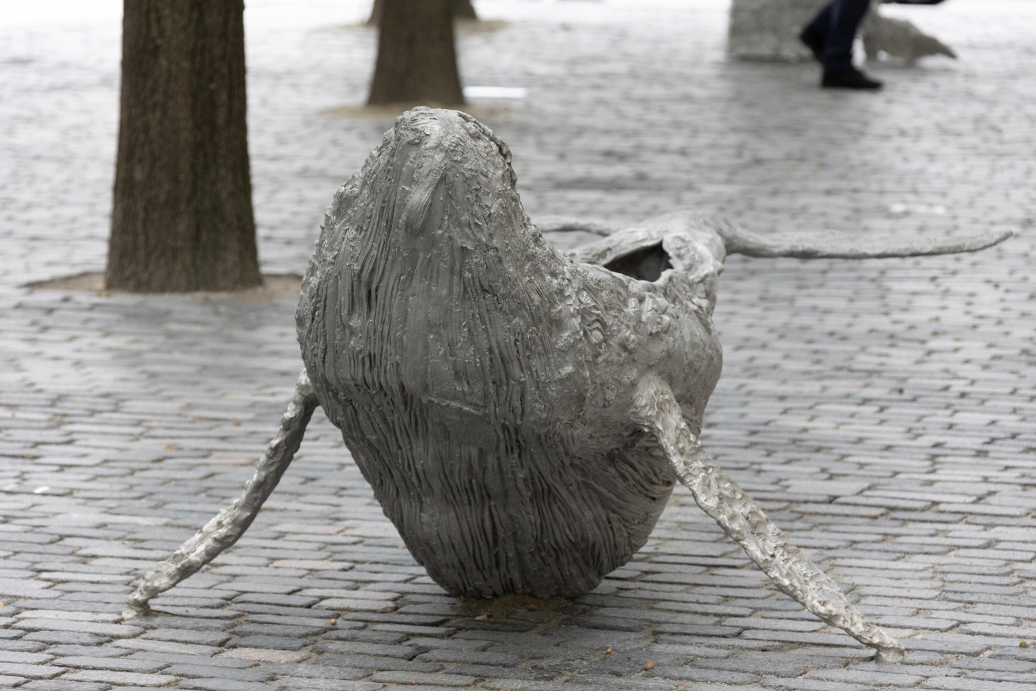 Installation view, Jean-Marie Appriou, Whale Song, Central Wharf, Boston, 2024