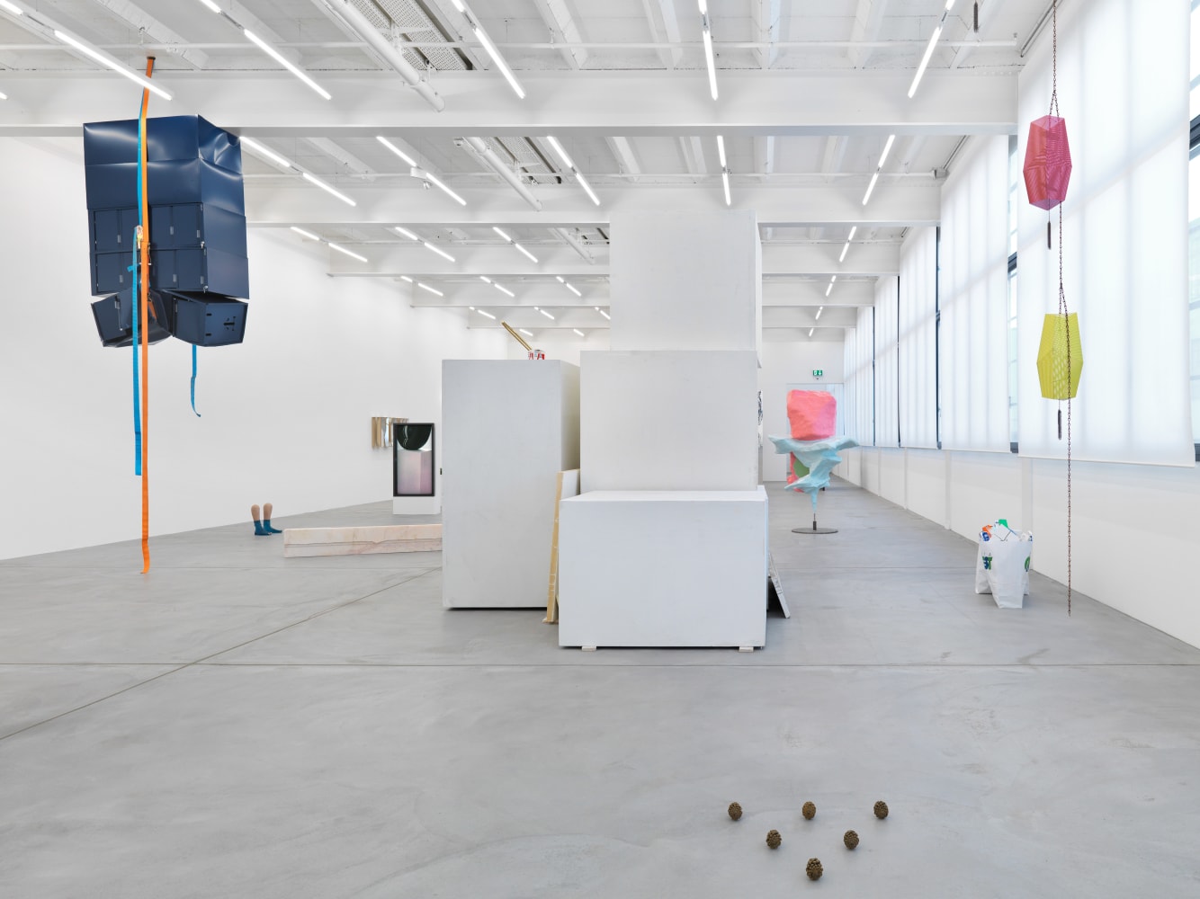 Installation view of group sculpture exhibition