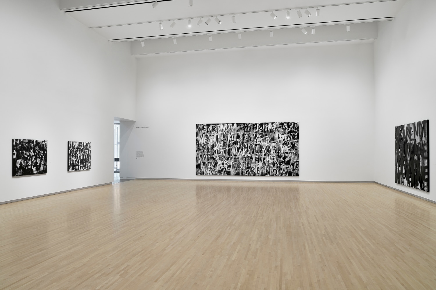 Installation view, Adam Pendleton, To Divide By, Mildred Lane Kemper Art Museum, St. Louis, 2023