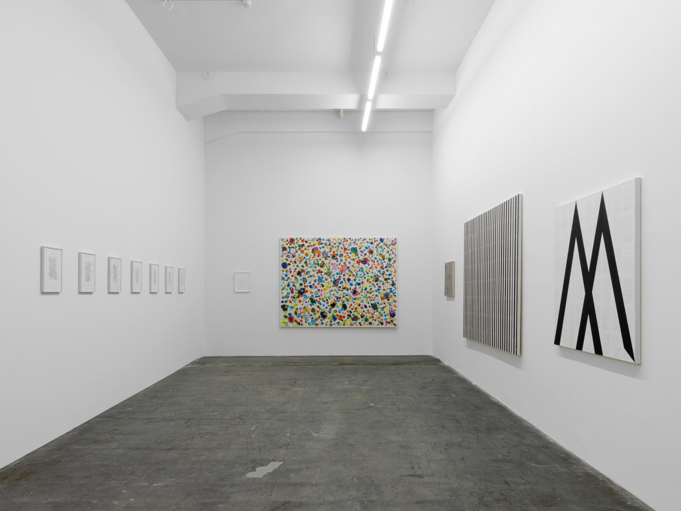 Installation view, Tim Rollins and K.O.S., 25 Years, Galerie Eva Presenhuber, L&amp;ouml;wenbr&amp;auml;u Areal, Zurich, 2007