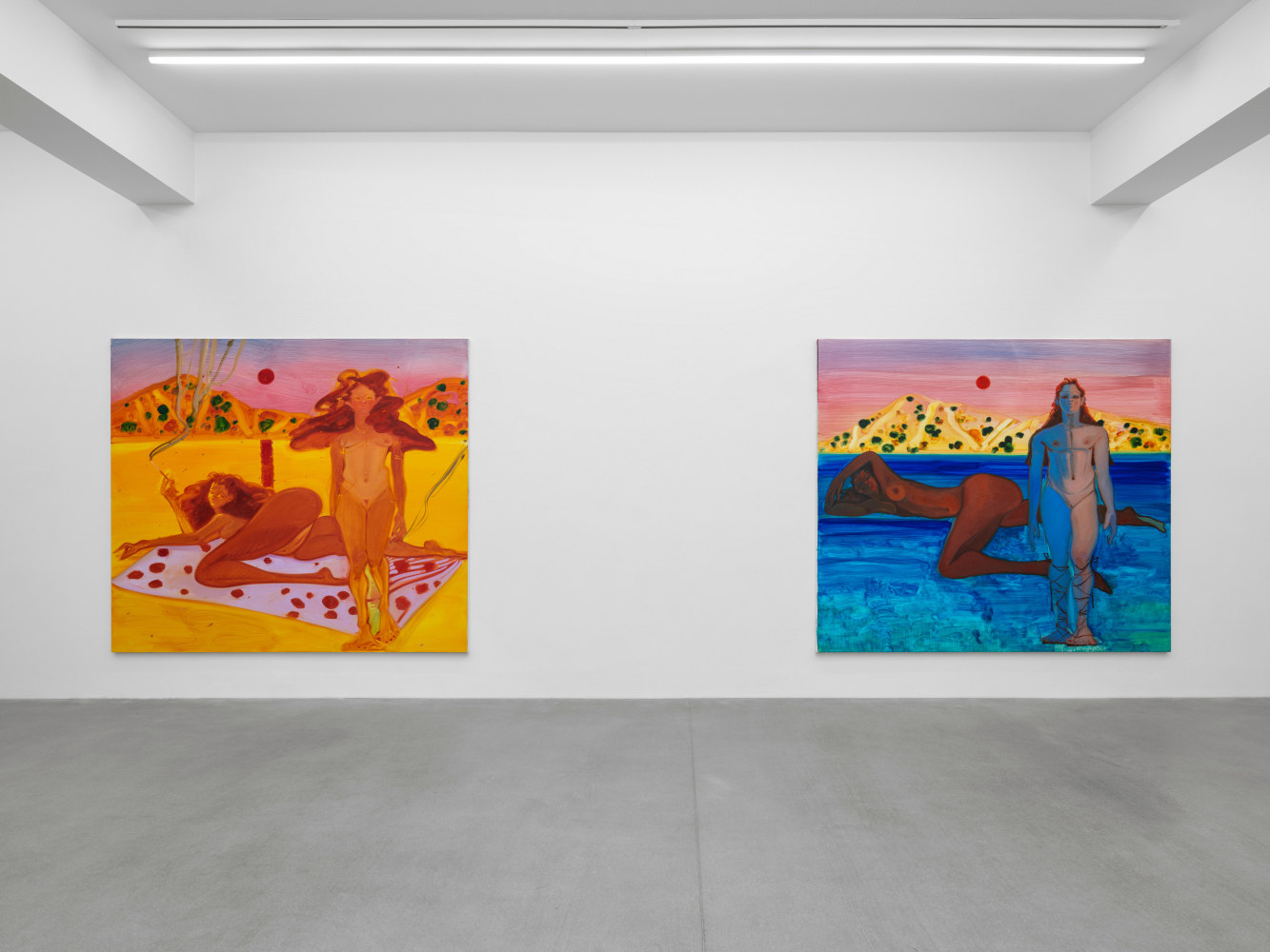 Installation view, Sofia Mitsola, Villa Venus: An Organized Dream, Galerie Eva Presenhuber, Waldmannstrasse, Zurich, 2023