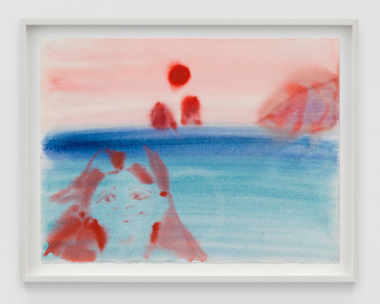 Siren Land

2023

Watercolour on paper

Sheet 57 x 75.5 cm / 22 1/2 x 29 3/4 in

Frame 66.5 x 84.5 cm / 26 1/4 x 33 3/8 in

&amp;copy; Sofia Mitsola