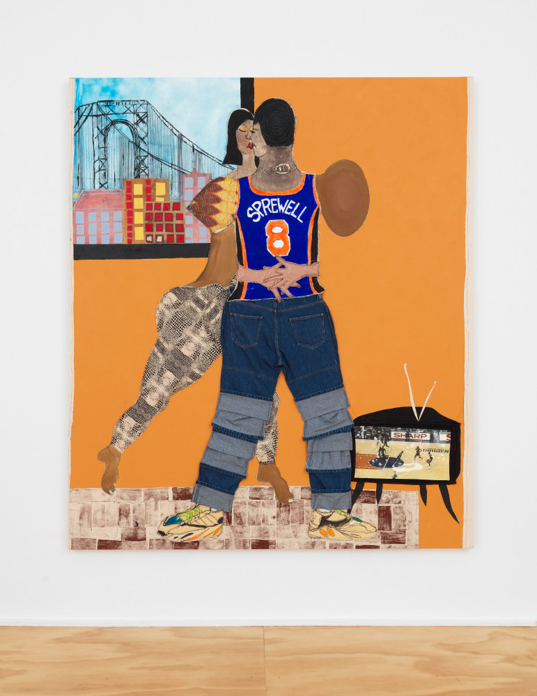 Painting by Tschabalala Self