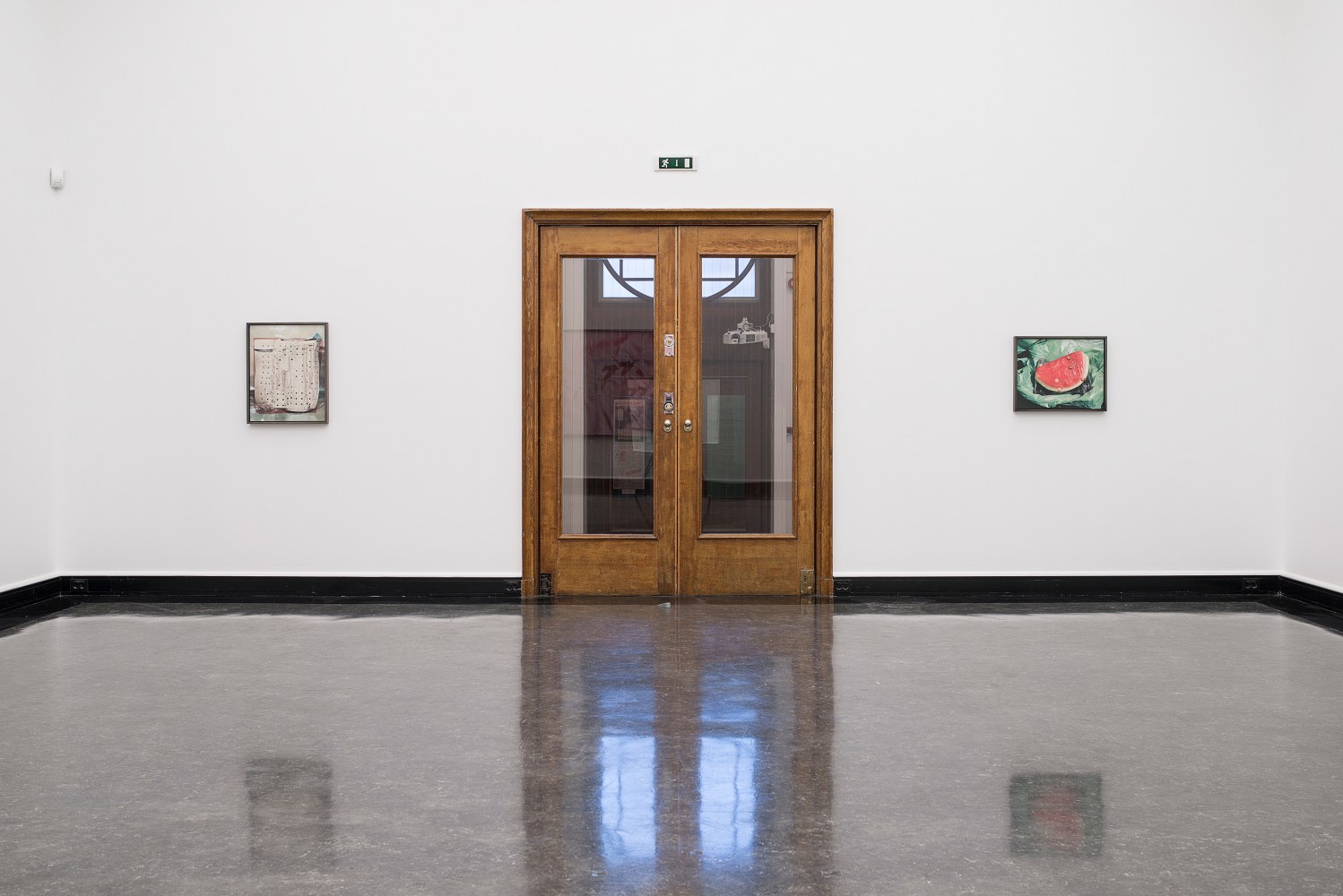 Installation view of Works by Lucas Blalock