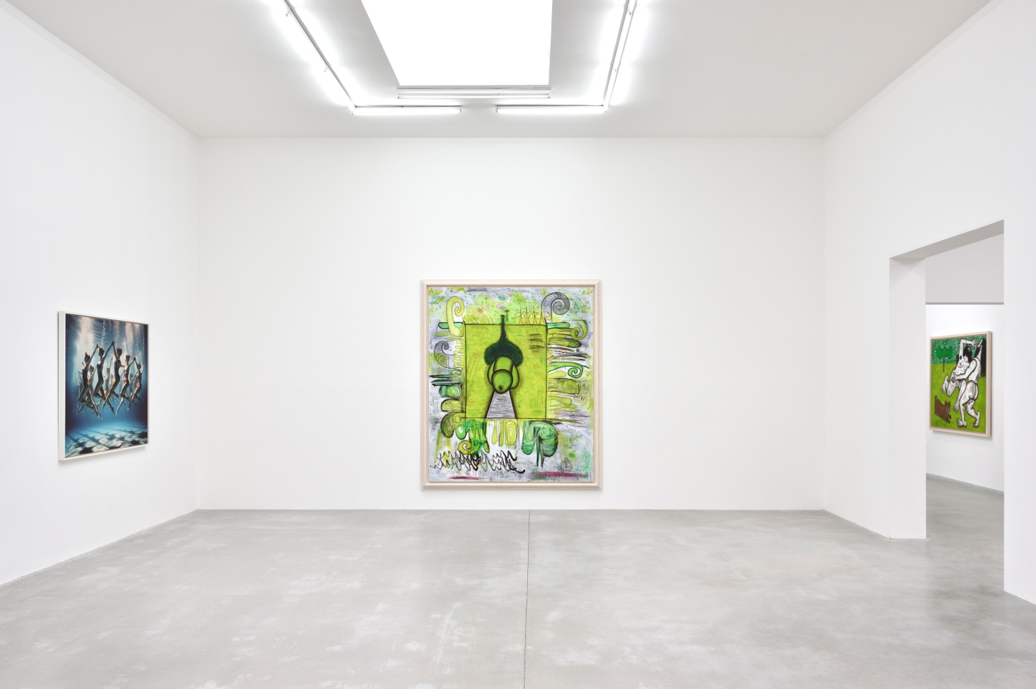 Installation view, Carroll Dunham &amp;amp; Laurie Simmons, Consortium Museum, Dijon, 2024