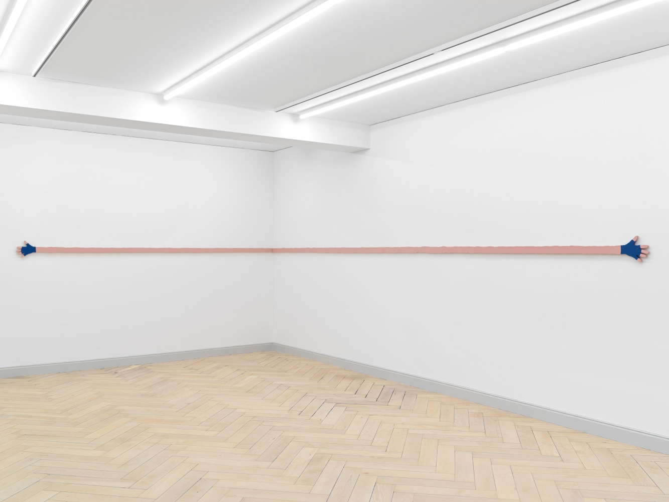 Wall work by Valentin Carron