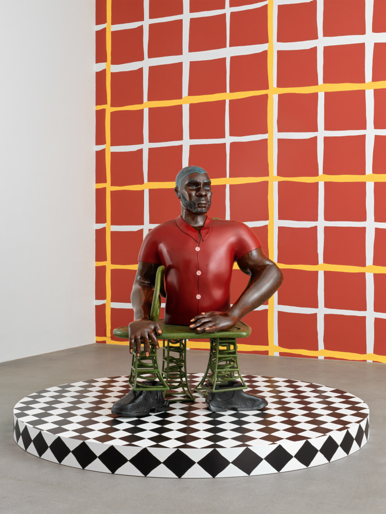 Work by Tschabalala Self