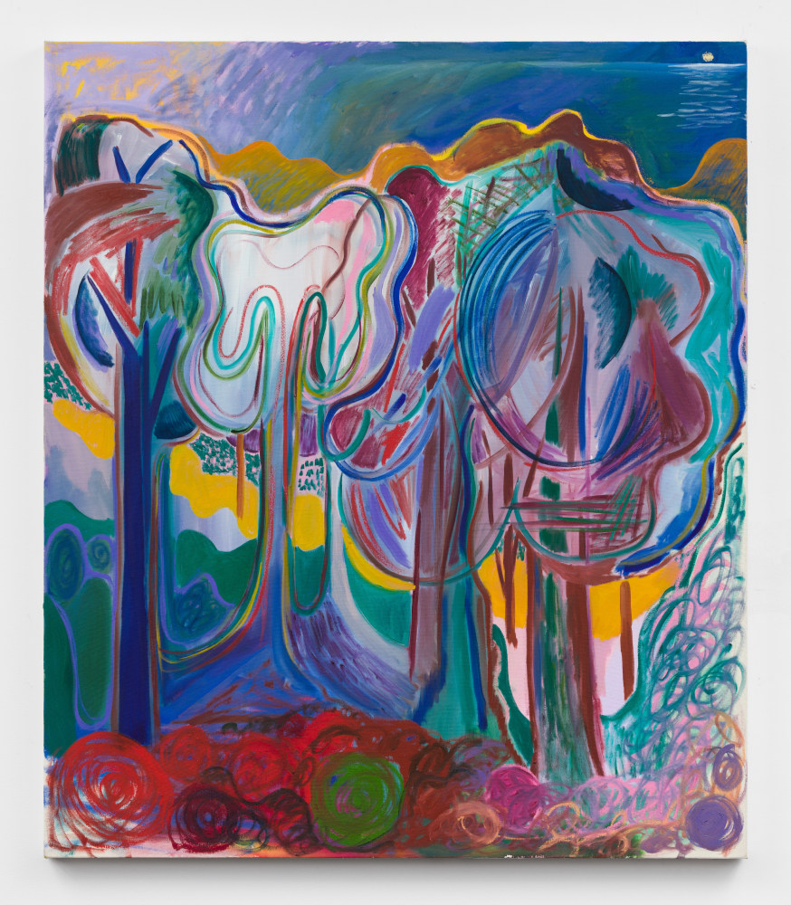 Painting by Shara Hughes