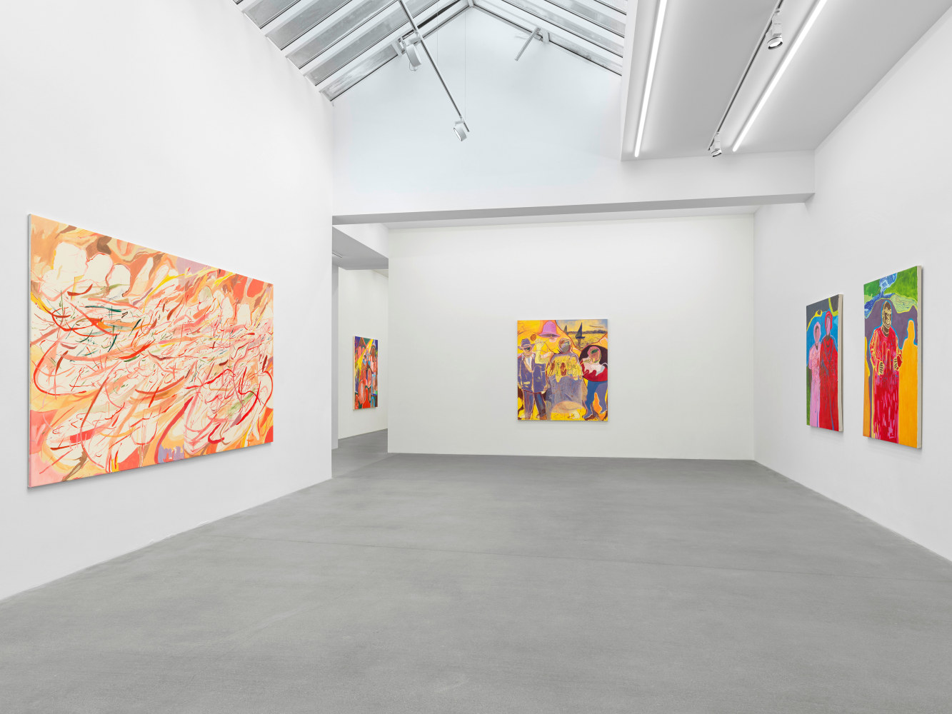 Installation view, Chemu Ng&amp;#39;ok, Echoes, Galerie Eva Presenhuber, Waldmannstrasse, Zurich, 2024
