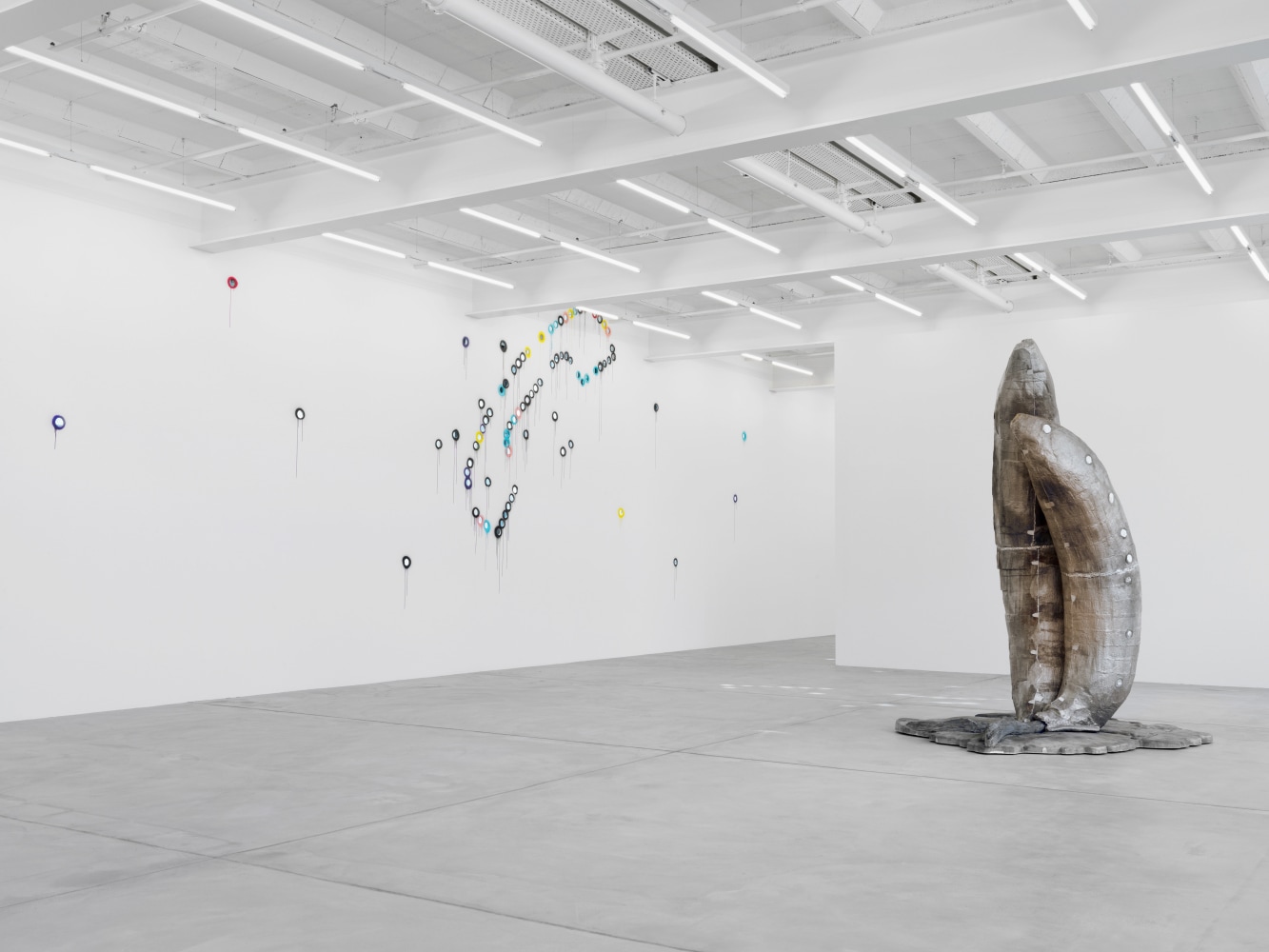 Installation view of Mark Handforth sculptures exhibition