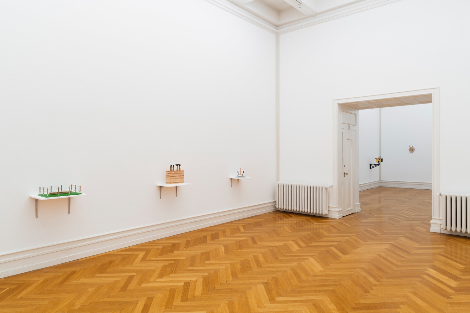 Installation view of works by Jean-Frédéric Schnyder
