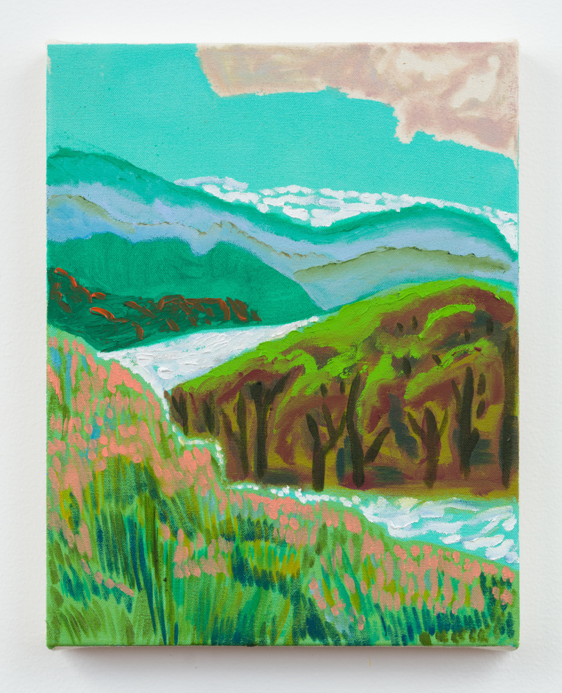 Painting by Shara Hughes