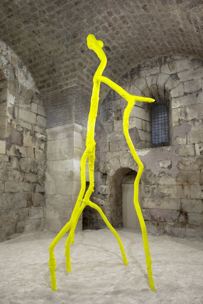 Installation view, Ugo Rondinone, luminous light, Galerija Kula, Split, 2023