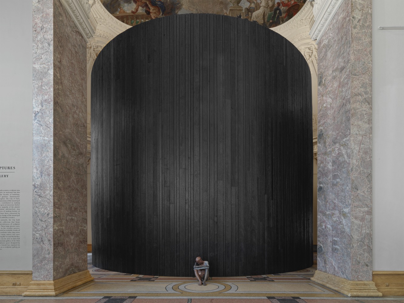 installation view of works by Ugo Rondinone