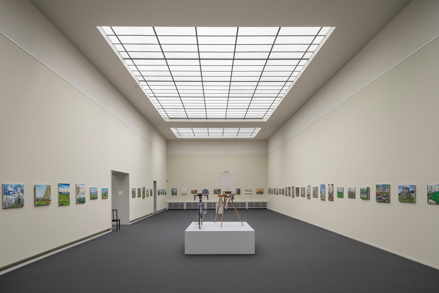 Installation view of works by Ferdinand Hodler and Jean-Frédéric Schnyder