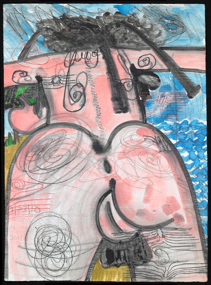 monotype by Carroll Dunham